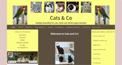 Desktop Screenshot of catsandcoholidays.com