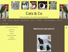 Tablet Screenshot of catsandcoholidays.com